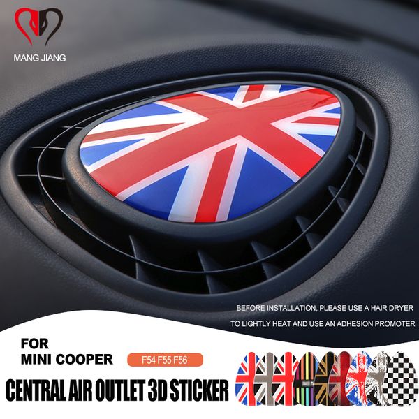 union jack center air outlet 3d dedicated cover protect sticker decal for mini cooper f54 f55 f56 clubman interior accessories
union jack center air outlet 3d dedicated cover protect sticker decal for mini cooper f54 f55 f56 clubman interior accessories