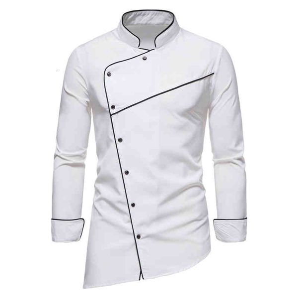 men's casual shirts men's loose uniform shirt long sleeve solid stand collar large multi button dkvy, White;black
men's casual shirts men's loose uniform shirt long sleeve solid stand collar large multi button dkvy, White;black