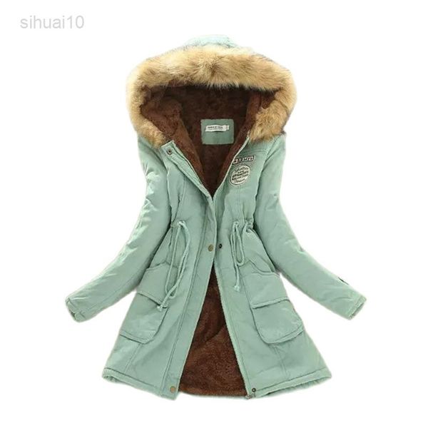 thickening parka winter jacket women hooded padded jacket female outerwear casual long slim cotton padded jacket lady fashion l220725, Black
thickening parka winter jacket women hooded padded jacket female outerwear casual long slim cotton padded jacket lady fashion l220725, Black