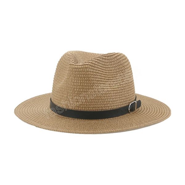 summer women men wide brim hat straw beach sun hat black white belt casual hats gorras para mujer, Blue;gray
summer women men wide brim hat straw beach sun hat black white belt casual hats gorras para mujer, Blue;gray