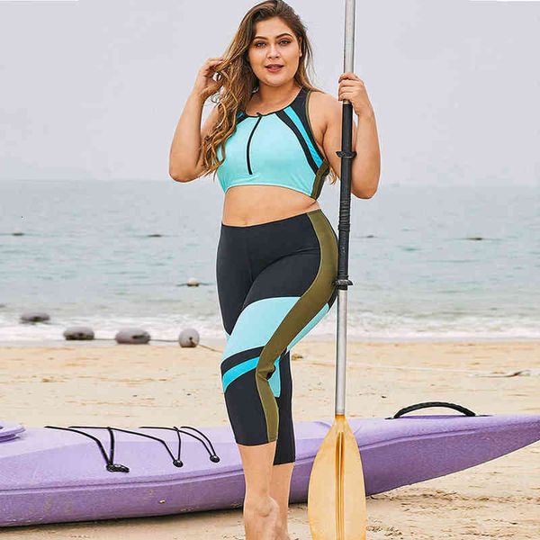 designer swimwear bikini large contrast splicing split conservative two piece outdoor sports swimsuit women's summer surfer, White;black
designer swimwear bikini large contrast splicing split conservative two piece outdoor sports swimsuit women's summer surfer, White;black
