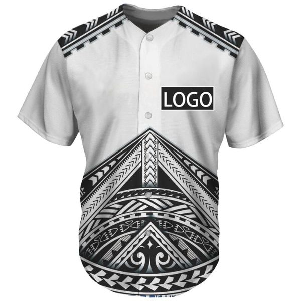 men's polos luxury design men polynesian tribal print baseball jersey black white for drop street hip hop, White;black
men's polos luxury design men polynesian tribal print baseball jersey black white for drop street hip hop, White;black