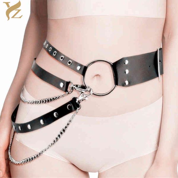 punk pu leather belt waist closure female body binding strap chain fashion personalized single loop clothing accsori, Black;brown
punk pu leather belt waist closure female body binding strap chain fashion personalized single loop clothing accsori, Black;brown