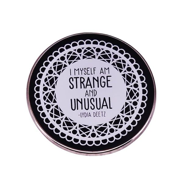 i myself am strange and unusual horror movie hell mage inspiration brooch, Blue
i myself am strange and unusual horror movie hell mage inspiration brooch, Blue