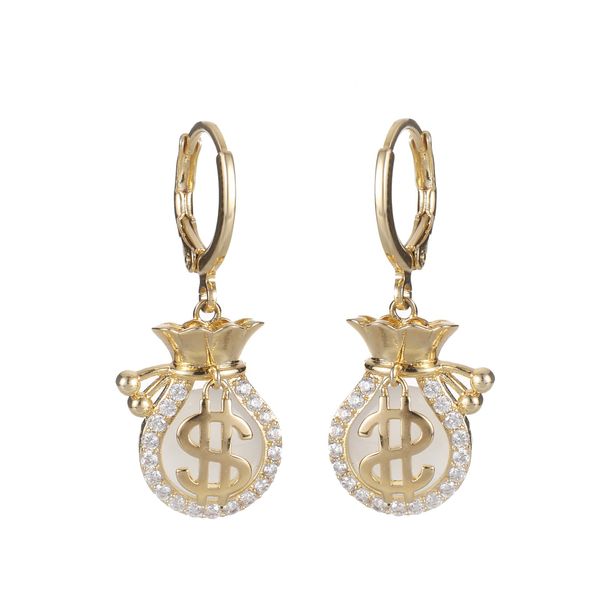 s3059 fashion jewelry money bag earrings opal light luxury rhinestone hoop dangle earrings, Silver
s3059 fashion jewelry money bag earrings opal light luxury rhinestone hoop dangle earrings, Silver