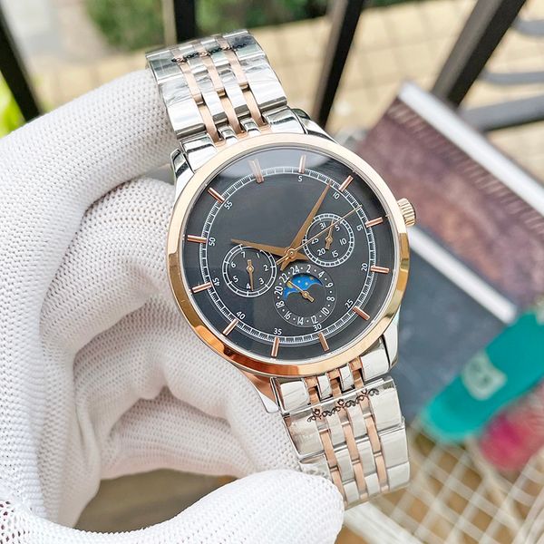 mens watch automatic mechanical watches for men wristwatch 42mm fashion business designer wristwatches stainless steel montre de luxe, Slivery;brown
mens watch automatic mechanical watches for men wristwatch 42mm fashion business designer wristwatches stainless steel montre de luxe, Slivery;brown