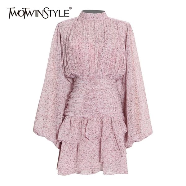 twotyle chiffon dress for women ditsy floral colorblock slim stand collar puff long sleeve a line dresses female 220517, Black;gray
twotyle chiffon dress for women ditsy floral colorblock slim stand collar puff long sleeve a line dresses female 220517, Black;gray