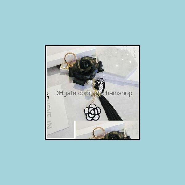 keychains fashion accessories famous keyring black white leather camellia flower keychain women key chains llaveros flore bag charms drop de, Silver
keychains fashion accessories famous keyring black white leather camellia flower keychain women key chains llaveros flore bag charms drop de, Silver