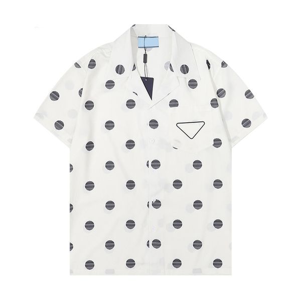 summer polka dot print t shirt men short sleeve lapel tees male loose holiday beach shirts outfits, White;black
summer polka dot print t shirt men short sleeve lapel tees male loose holiday beach shirts outfits, White;black