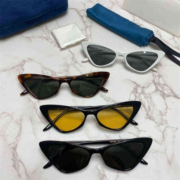 2022 gu personalized cat eye sunglasses star same small frame sunglasses gg0708 fashion, White;black
2022 gu personalized cat eye sunglasses star same small frame sunglasses gg0708 fashion, White;black