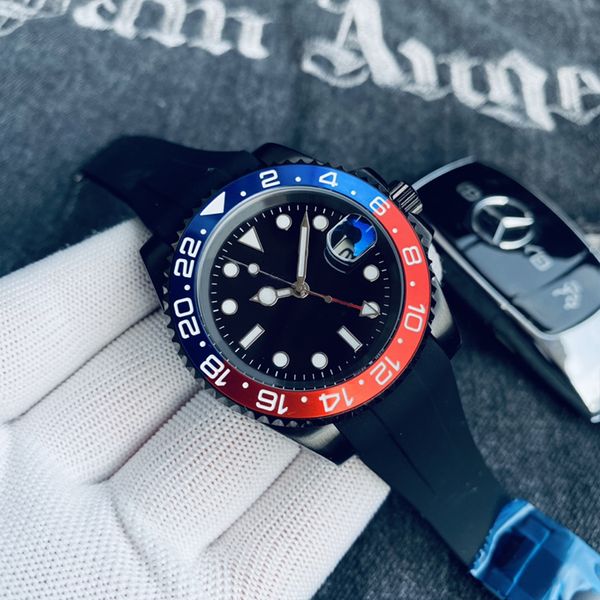 luxury red blue ceramic dial men's watch automatic machine 40mm 904l stainless steel case st9 folding buckle sapphire mirror luminous c, Slivery;brown
luxury red blue ceramic dial men's watch automatic machine 40mm 904l stainless steel case st9 folding buckle sapphire mirror luminous c, Slivery;brown
