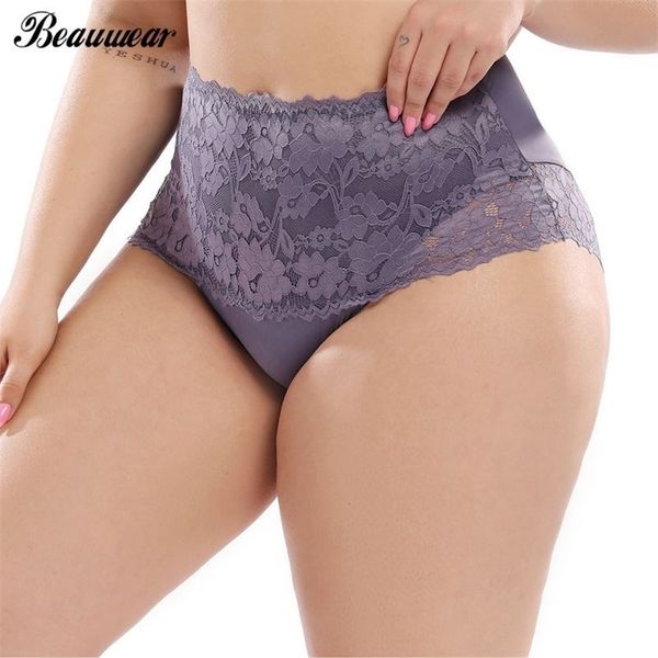 beauwear plus size women panties floral lace smooth polyester high-rise briefs underwear 3xl-5xl 220425, Black;pink
beauwear plus size women panties floral lace smooth polyester high-rise briefs underwear 3xl-5xl 220425, Black;pink