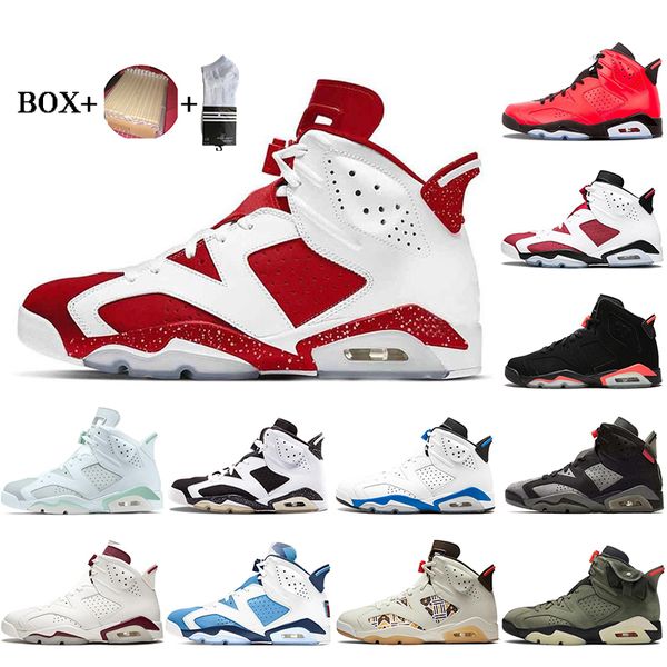 2022 jumpman 6 6s mens basketball shoes midnight navy maroon mint foam british khaki triple black infrared white electric green carmine geor, White;red
2022 jumpman 6 6s mens basketball shoes midnight navy maroon mint foam british khaki triple black infrared white electric green carmine geor, White;red