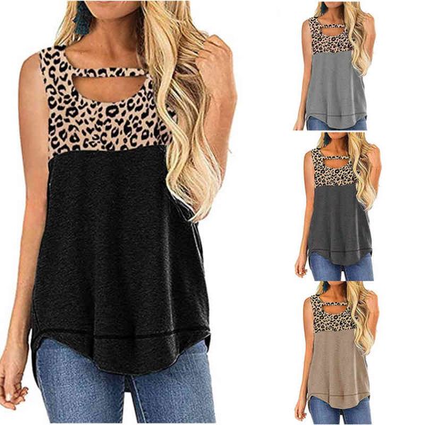 women's tanks camis 2022 summer women's hollow sleeveless vest leopard color matching casual m01c, White
women's tanks camis 2022 summer women's hollow sleeveless vest leopard color matching casual m01c, White
