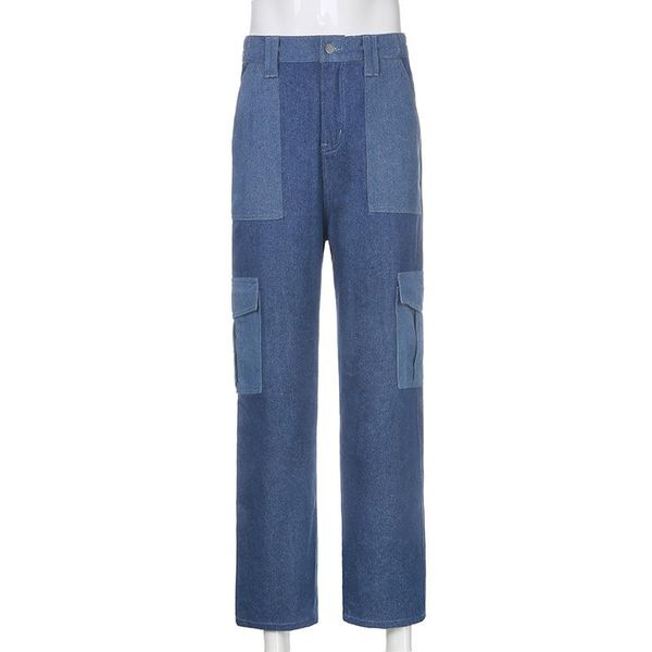 women's jeans hip hop baggy vintage elastic high waist patchwork womens distressed pantalon femme 2022 aesthetic big pocket, Blue
women's jeans hip hop baggy vintage elastic high waist patchwork womens distressed pantalon femme 2022 aesthetic big pocket, Blue