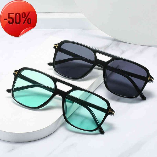 2022 new t-shaped fashion square double beam glasses cool ocean color sunglasses for womenthe factory directly, White;black
2022 new t-shaped fashion square double beam glasses cool ocean color sunglasses for womenthe factory directly, White;black