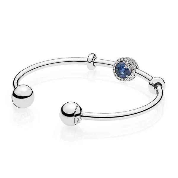 new 925 sterling silver blue dazzling snowflake open bangle set clear cz fit diy original charm bracelets jewelry a set aa220315, Golden;silver
new 925 sterling silver blue dazzling snowflake open bangle set clear cz fit diy original charm bracelets jewelry a set aa220315, Golden;silver