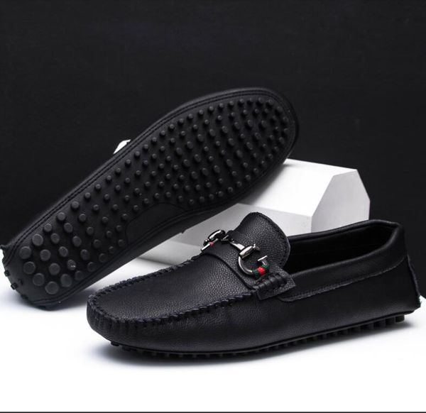 black mens genuine leather luxury buckle loafers driving slippers driver shoes men dress shoes size: eu39-44
black mens genuine leather luxury buckle loafers driving slippers driver shoes men dress shoes size: eu39-44