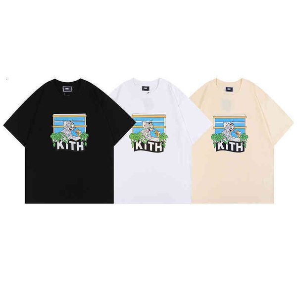 fashion t-shirts designer men's kith kitt x tom jerry cat and mouse cartoon young women's round neck american street loose summer, White;black
fashion t-shirts designer men's kith kitt x tom jerry cat and mouse cartoon young women's round neck american street loose summer, White;black