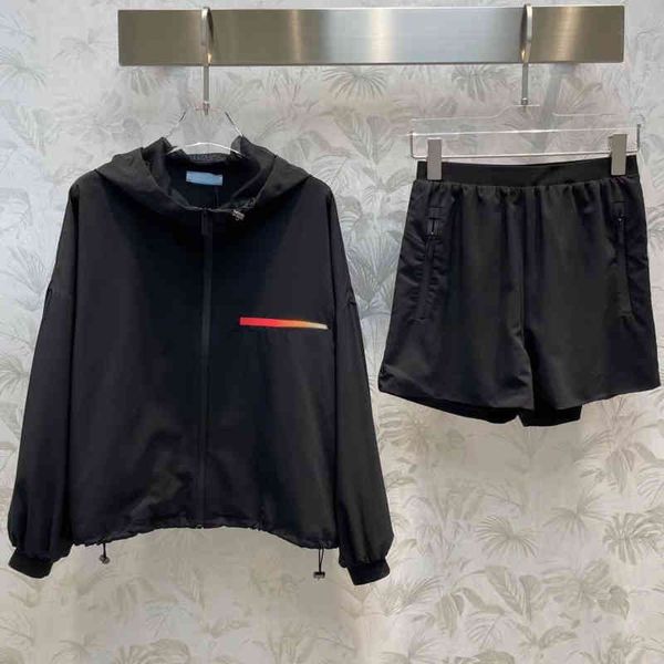 selling women's sports suit tide brand pra joint jacket shorts two-piece fashion thin section hooded jacket sports sweatpants t0, Gray
selling women's sports suit tide brand pra joint jacket shorts two-piece fashion thin section hooded jacket sports sweatpants t0, Gray