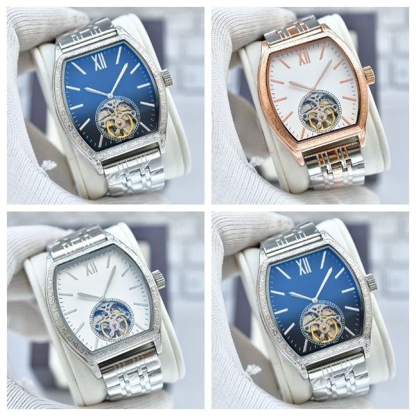 

montre de luxe men watches 42mm automatic machine movement 316 fine steel case relief luxury watch wristwatches, Slivery;brown