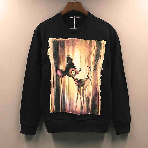 men's hoodies sweatshirts european and american style street fashion br dark fairy tale fawn bodysuit men's cotton loose casual lo, Black
men's hoodies sweatshirts european and american style street fashion br dark fairy tale fawn bodysuit men's cotton loose casual lo, Black