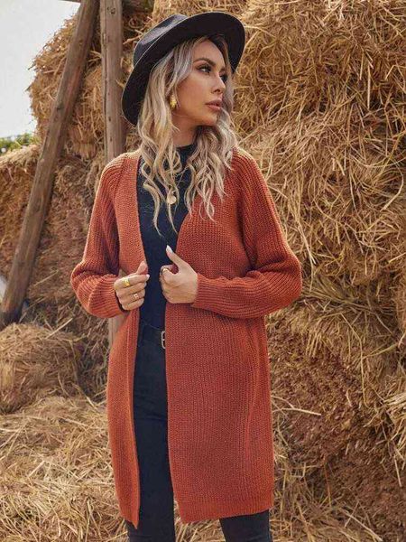 autumn and winter long cardigan solid color women's knitting clothing sweater women, White;black
autumn and winter long cardigan solid color women's knitting clothing sweater women, White;black