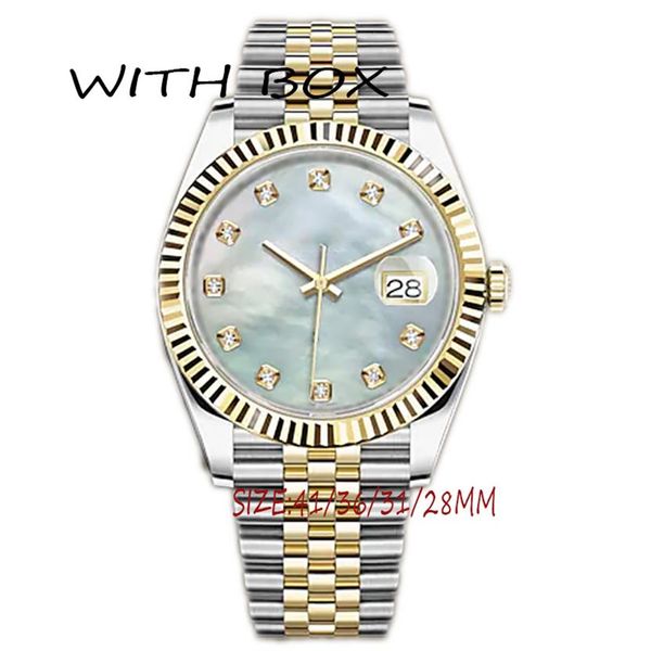 men's mechanical watch size 41mm 36mm 31mm 28mm high precision and durability automatic movement stainless steel watch ladies224t, Slivery;brown
men's mechanical watch size 41mm 36mm 31mm 28mm high precision and durability automatic movement stainless steel watch ladies224t, Slivery;brown