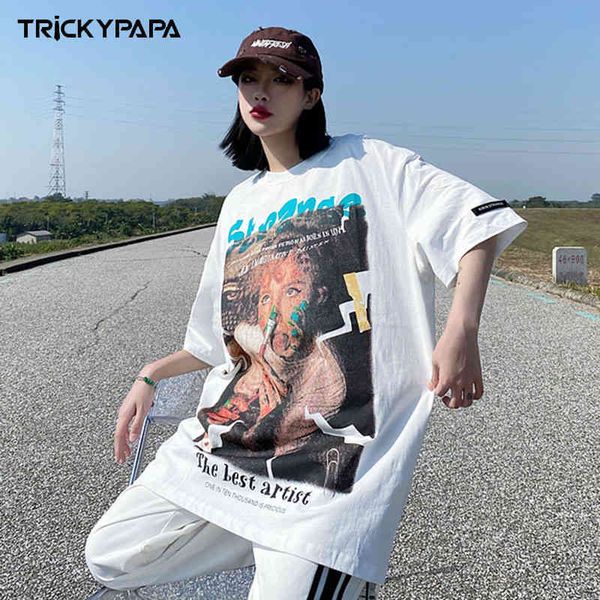 tk-pa fashion brand high street dark wind short sleeve men's and women's 2022 summer new american couple half t-shirt trend manufa, White;black
tk-pa fashion brand high street dark wind short sleeve men's and women's 2022 summer new american couple half t-shirt trend manufa, White;black