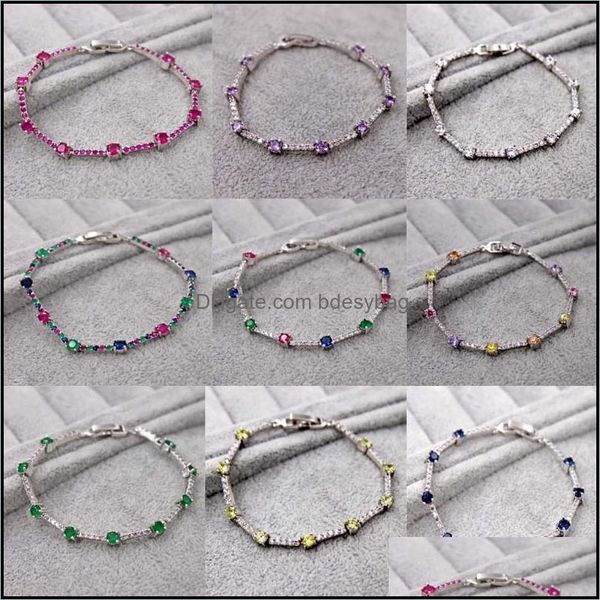 charm bracelets jewelry trendy accessories fashion for womens red green black zircon stone wedding dhm94, Golden;silver
charm bracelets jewelry trendy accessories fashion for womens red green black zircon stone wedding dhm94, Golden;silver