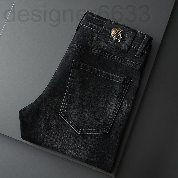 men's jeans designer autumn slim fit little feet international special korean embroidery mix and match fashion brand rjn2, Blue
men's jeans designer autumn slim fit little feet international special korean embroidery mix and match fashion brand rjn2, Blue