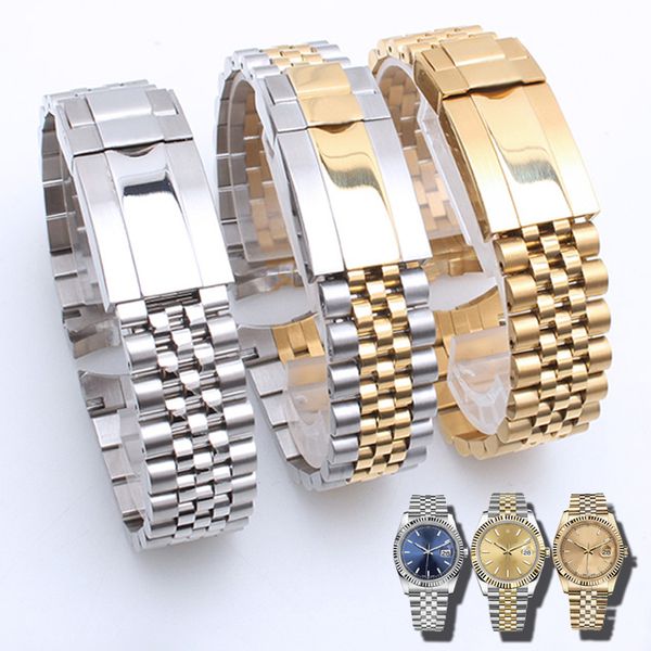watch bands.20mm accessories stainless steel watchband, Black;brown