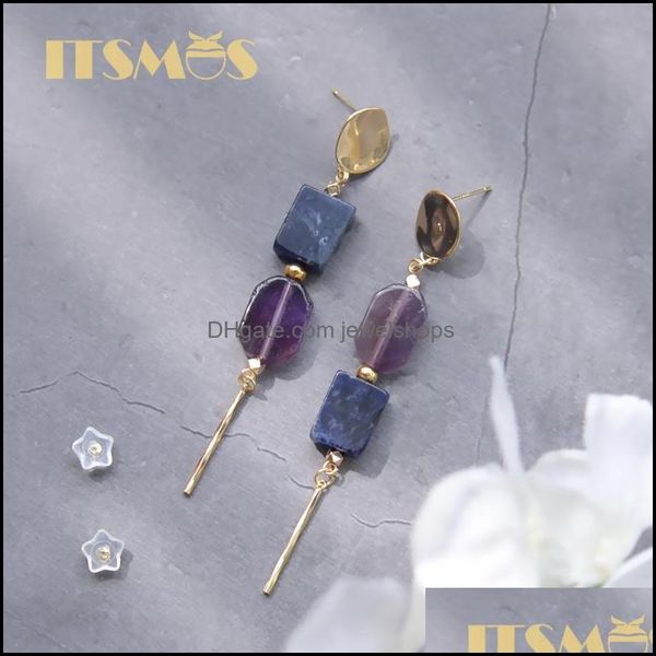 stud earrings jewelry natural amethyst sodalite 14k gold plated dangle mystery pendant elegant for womenstud dro dhin1, Golden;silver
stud earrings jewelry natural amethyst sodalite 14k gold plated dangle mystery pendant elegant for womenstud dro dhin1, Golden;silver