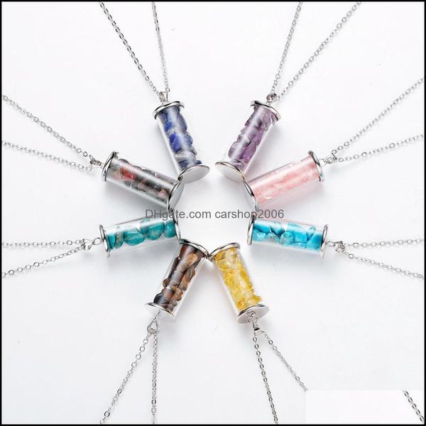 pendant necklaces stainless steel chain natural tumbled wicca gravel chip stone wishing bottles set healing reiki neckla dhseller2010 dhqda, Silver
pendant necklaces stainless steel chain natural tumbled wicca gravel chip stone wishing bottles set healing reiki neckla dhseller2010 dhqda, Silver
