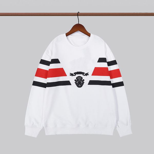 men's sweatshirt letter stripe print round neck designer long sleeve t-shirt casual loose couple street fashion t luxury pullover m-xxl, Black
men's sweatshirt letter stripe print round neck designer long sleeve t-shirt casual loose couple street fashion t luxury pullover m-xxl, Black