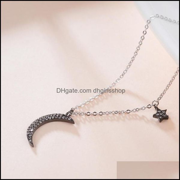chains necklaces pendants jewelry fashion simple personality star and moon necklace wild cold wind clavicle chain drop delive dh68p, Silver
chains necklaces pendants jewelry fashion simple personality star and moon necklace wild cold wind clavicle chain drop delive dh68p, Silver