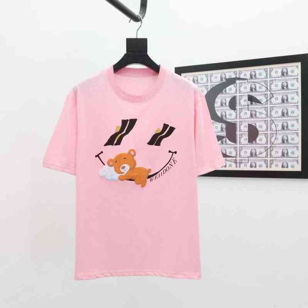 men's t-shirts spring and summer we11 smiley face bear design foam printing short sleeve batch, White;black
men's t-shirts spring and summer we11 smiley face bear design foam printing short sleeve batch, White;black