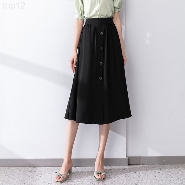 designer black pleated skirt summer women's 2022 new hip covered slim skirt mid length fashion high waist a-line 2022, White
designer black pleated skirt summer women's 2022 new hip covered slim skirt mid length fashion high waist a-line 2022, White