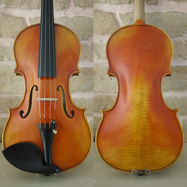 handmade. carpathian spruce guarneri del gesu 1742 lord wilton violin model . rich tone. antique violin oil varnish, no.2549
handmade. carpathian spruce guarneri del gesu 1742 lord wilton violin model . rich tone. antique violin oil varnish, no.2549