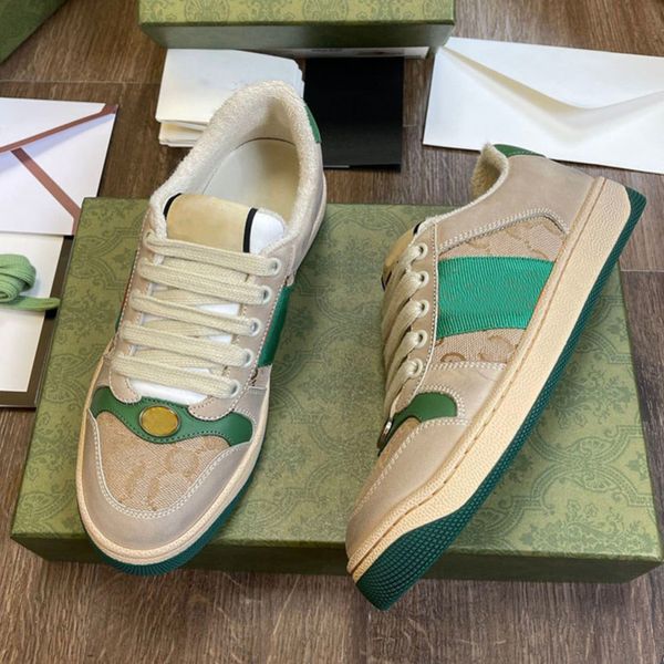 designer casual shoes men women distressed screener sneakers classic stripe rubber shoe canvas splicing trainers mesh breathable sneakermk99, Black
designer casual shoes men women distressed screener sneakers classic stripe rubber shoe canvas splicing trainers mesh breathable sneakermk99, Black