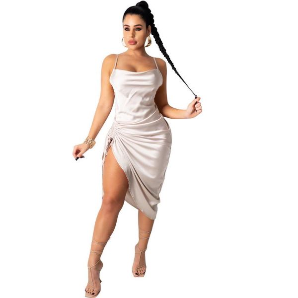 casual dresses neonbabipink satin slip for women party cocktail club outfits drawstring pleated elegant midi dress n35-bi16, Black;gray
casual dresses neonbabipink satin slip for women party cocktail club outfits drawstring pleated elegant midi dress n35-bi16, Black;gray