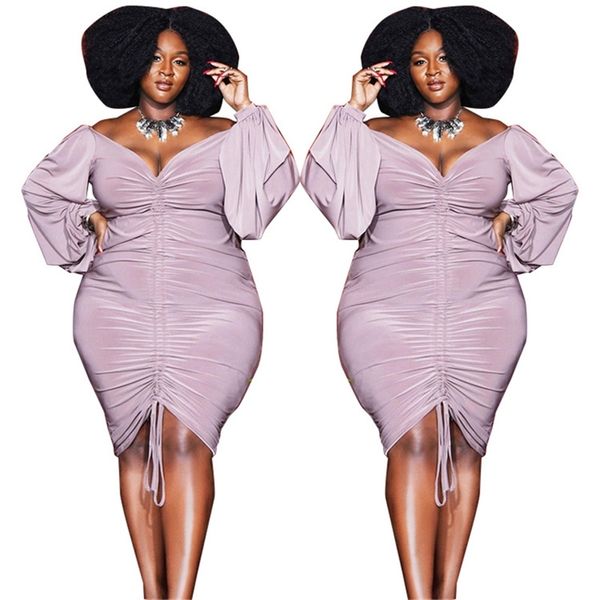 women's dress bodycon draped high waist vintage purple dresses fall long sleeve plus size skirt wholesale drop 220511, Black
women's dress bodycon draped high waist vintage purple dresses fall long sleeve plus size skirt wholesale drop 220511, Black