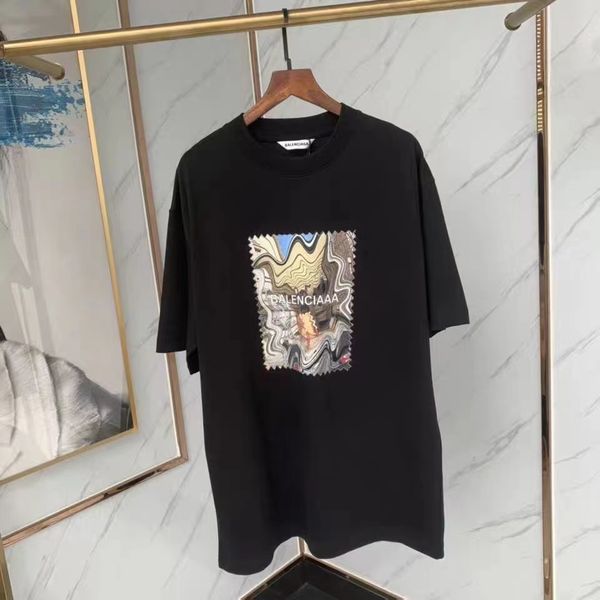 men's tee shirts stamp print europe and the united states tide brand loose thick lovers short t fabric of tshirts, White;black
men's tee shirts stamp print europe and the united states tide brand loose thick lovers short t fabric of tshirts, White;black