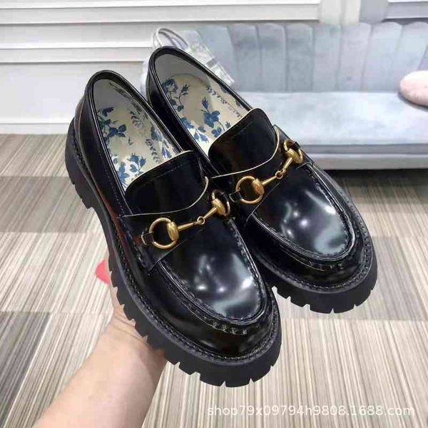 dress shoes british style small leather shoes versatile horse title buckle lazy , one foot on thick soled leffer , single, Black
dress shoes british style small leather shoes versatile horse title buckle lazy , one foot on thick soled leffer , single, Black