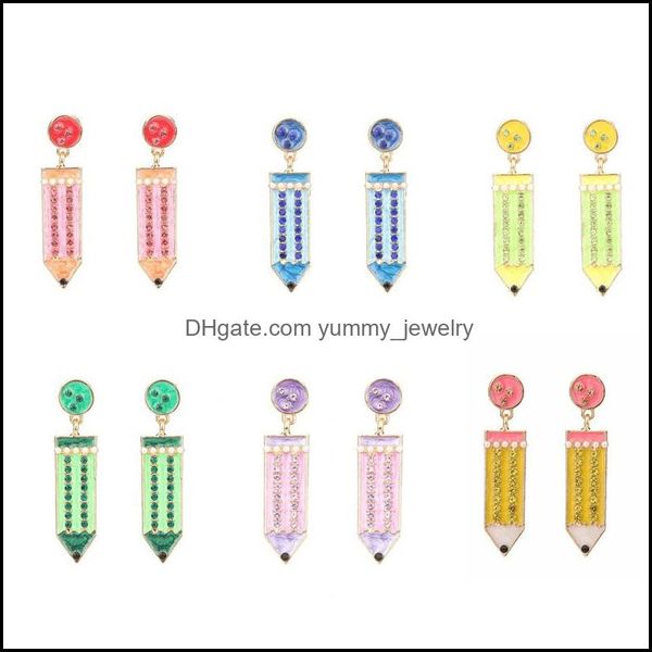 dangle chandelier earrings jewelry fashion back to school season pencil women girls 6 colors sweet korean style rhinestone earring gift fo, Silver
dangle chandelier earrings jewelry fashion back to school season pencil women girls 6 colors sweet korean style rhinestone earring gift fo, Silver