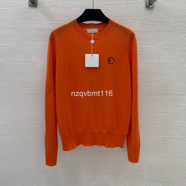women's knits & tees temperament casual women's wool shirt round h embroidery badge solid color bottomed knitted pullover, White
women's knits & tees temperament casual women's wool shirt round h embroidery badge solid color bottomed knitted pullover, White
