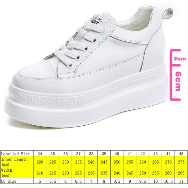 8cm platform wedge sneakers shoes genuine leather spring autumn shoes summer sneakers for women 2022 platform flats, Black;yellow
8cm platform wedge sneakers shoes genuine leather spring autumn shoes summer sneakers for women 2022 platform flats, Black;yellow
