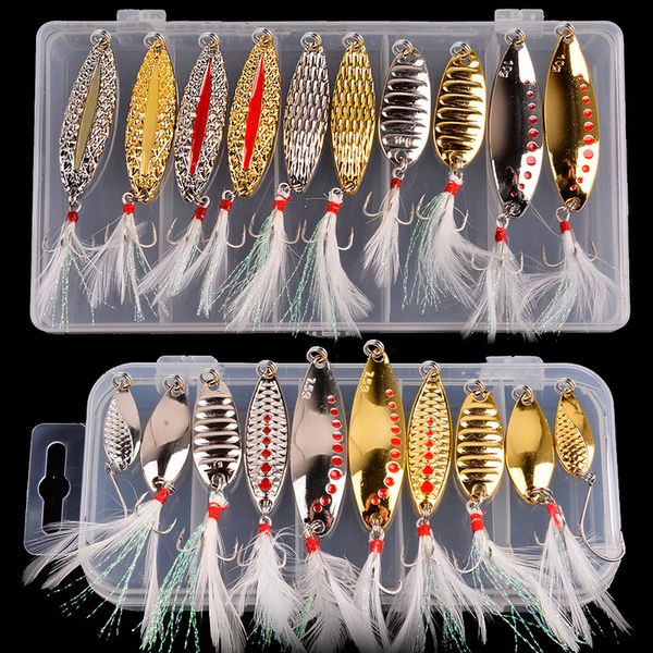 10pcs box metal jig spoon fishing lure set wobblers kit pike bait tackle pesca isca artificial 220721
10pcs box metal jig spoon fishing lure set wobblers kit pike bait tackle pesca isca artificial 220721