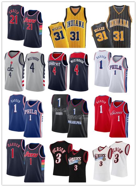 2022 new hing quanlity reggie 31 miller jersey russell 4 westbrook basketball jerseys black white red, Black;red
2022 new hing quanlity reggie 31 miller jersey russell 4 westbrook basketball jerseys black white red, Black;red