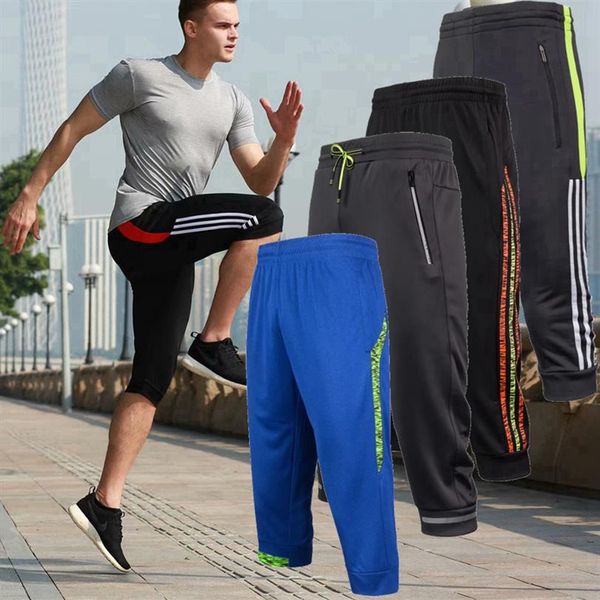 2019 men soccer training pants joggings football cropped 3 4 pant men sports running fitness trousers zip pocket sweatpants c1031318m, Black
2019 men soccer training pants joggings football cropped 3 4 pant men sports running fitness trousers zip pocket sweatpants c1031318m, Black